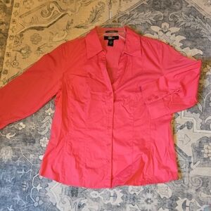Pink Button-Up Blouse by Style & Co. (Size 12)